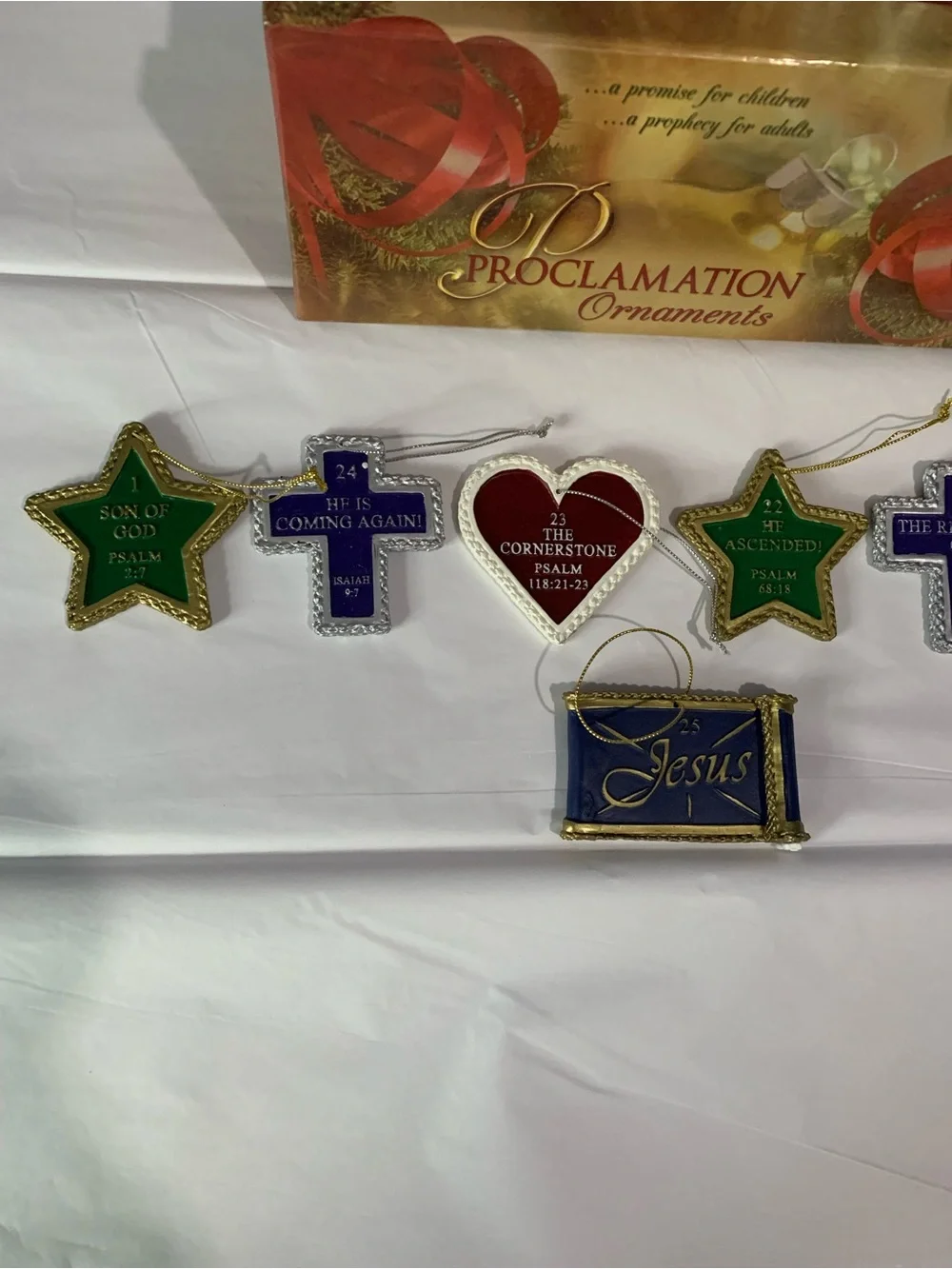 Proclamation Advent Countdown Ornament Collection Set 25